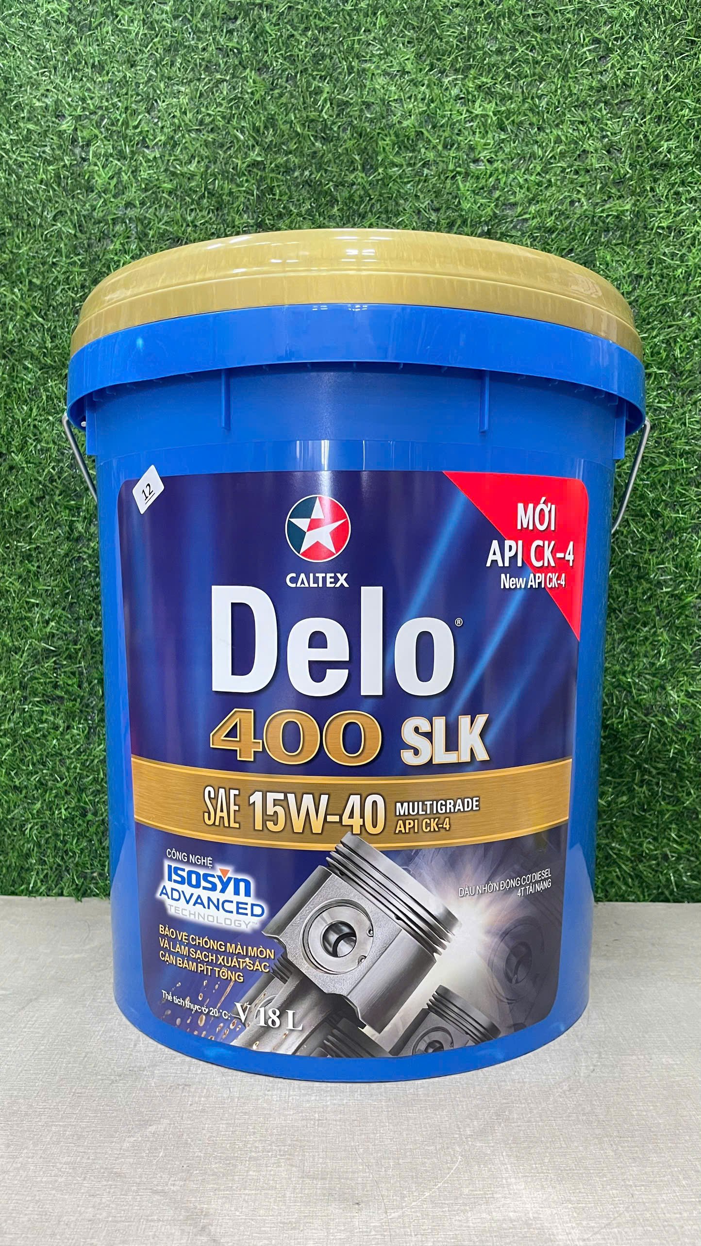 Nhớt ô tô Caltex Delo 400 SLK chuyên dùng cho động cơ Diesel API CK-4 15W-40